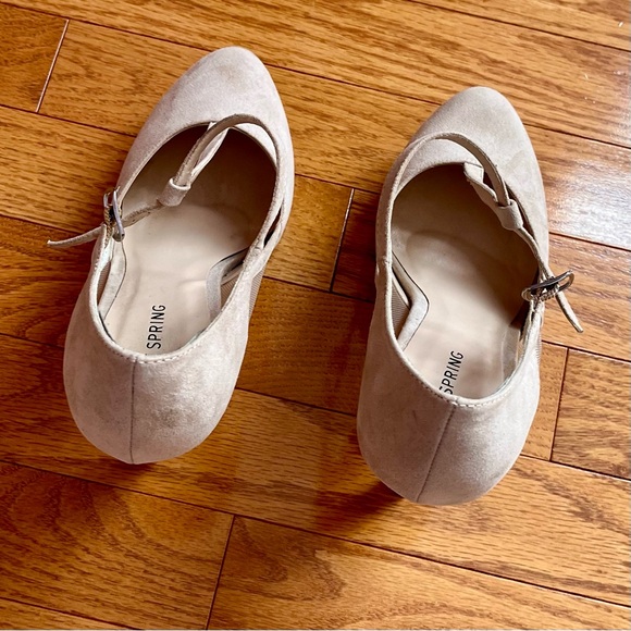 Call It Spring Arangea-32 Women’s High Heel Suede Shoes - Picture 10 of 15